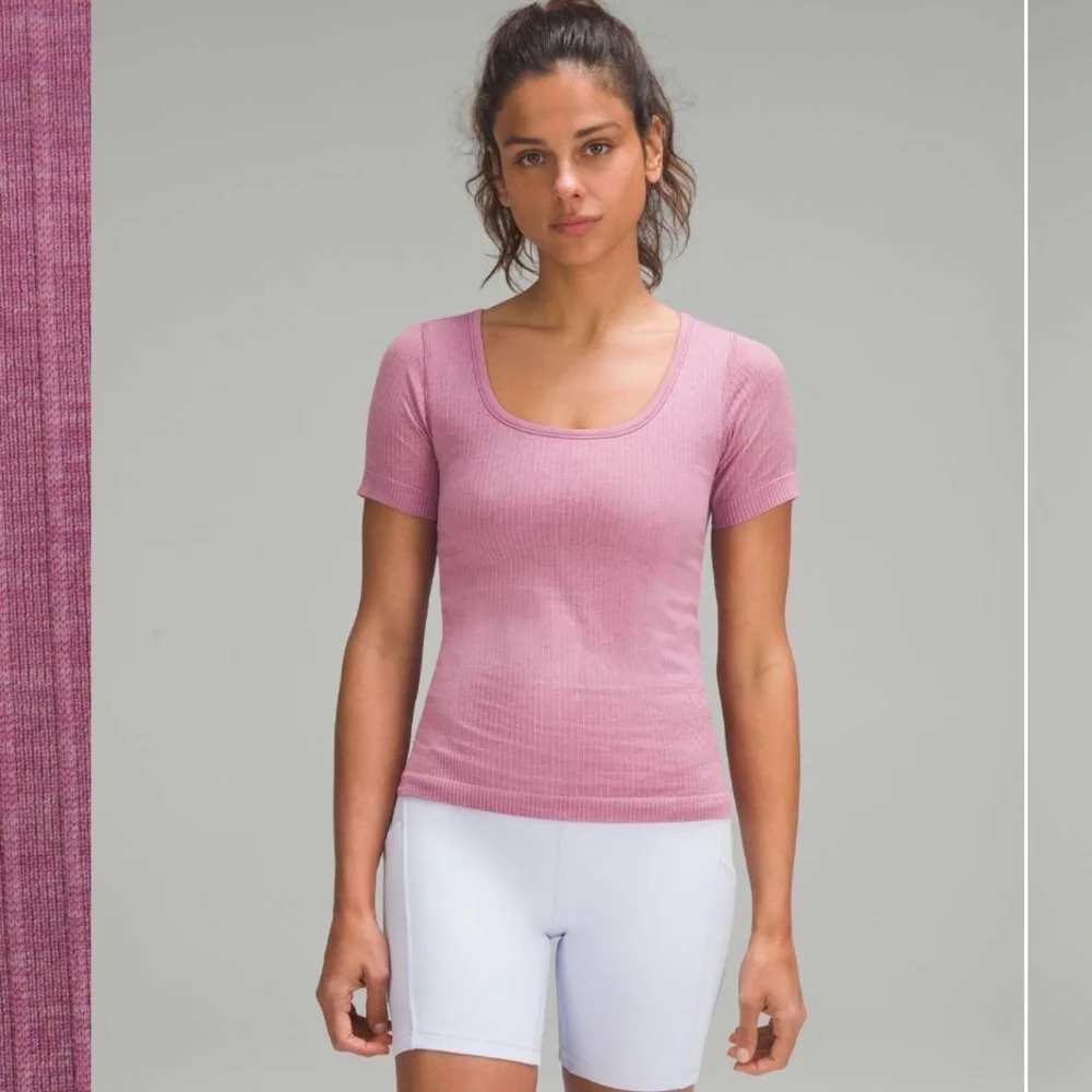 Lululemon Ebb to Street Short-Sleeve Shirt in Velvet Dust
